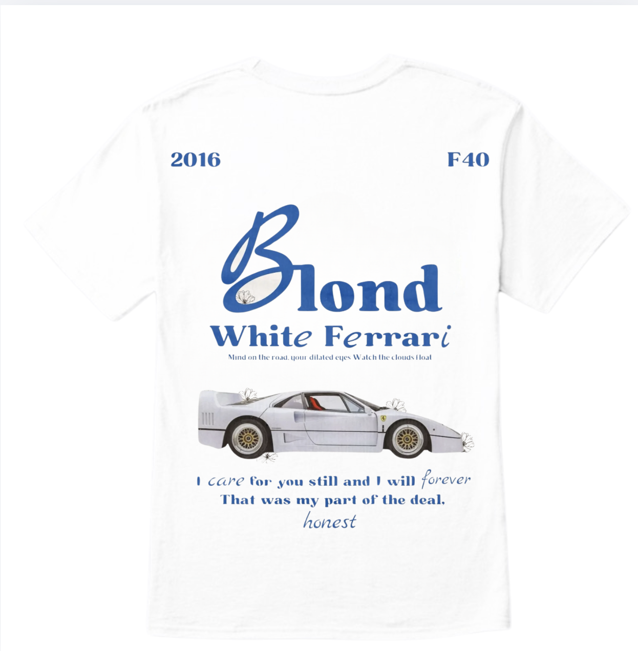 White Ferrari